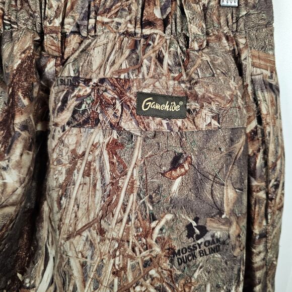 Gamehide Hunting Pants Mens Large Cargo 28" Inseam Mossy Oak Break Up Camo CPP - Picture 4 of 7